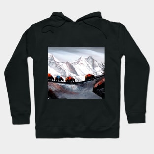 Herd Of Mountain Yaks Himalaya Hoodie